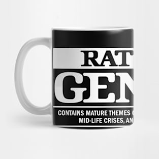 Rated Gen X: Retro Nostalgia - Disillusionment, Mid-life crises, and Nostalgia Mug